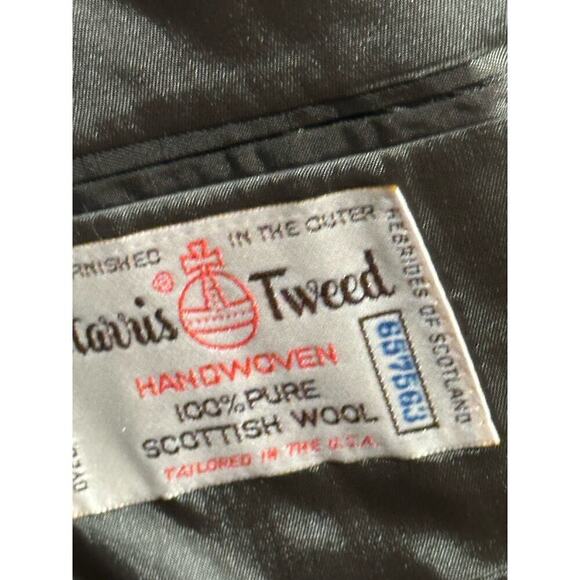 Harris Tweed Wool Sport Coat Men’s 40R muli Herringbone Blazer Anderson Little - Picture 7 of 7